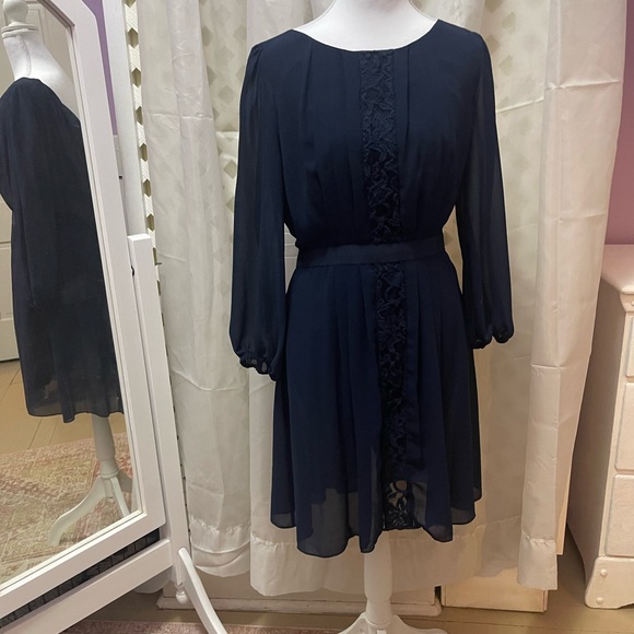 Robe Jessica Simpson Velours Bleu Navy - Neuve Sans étiquette - Taille S